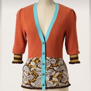 Unique Lia Molly x Anthropologie sweater with coin purse pockets SZ M